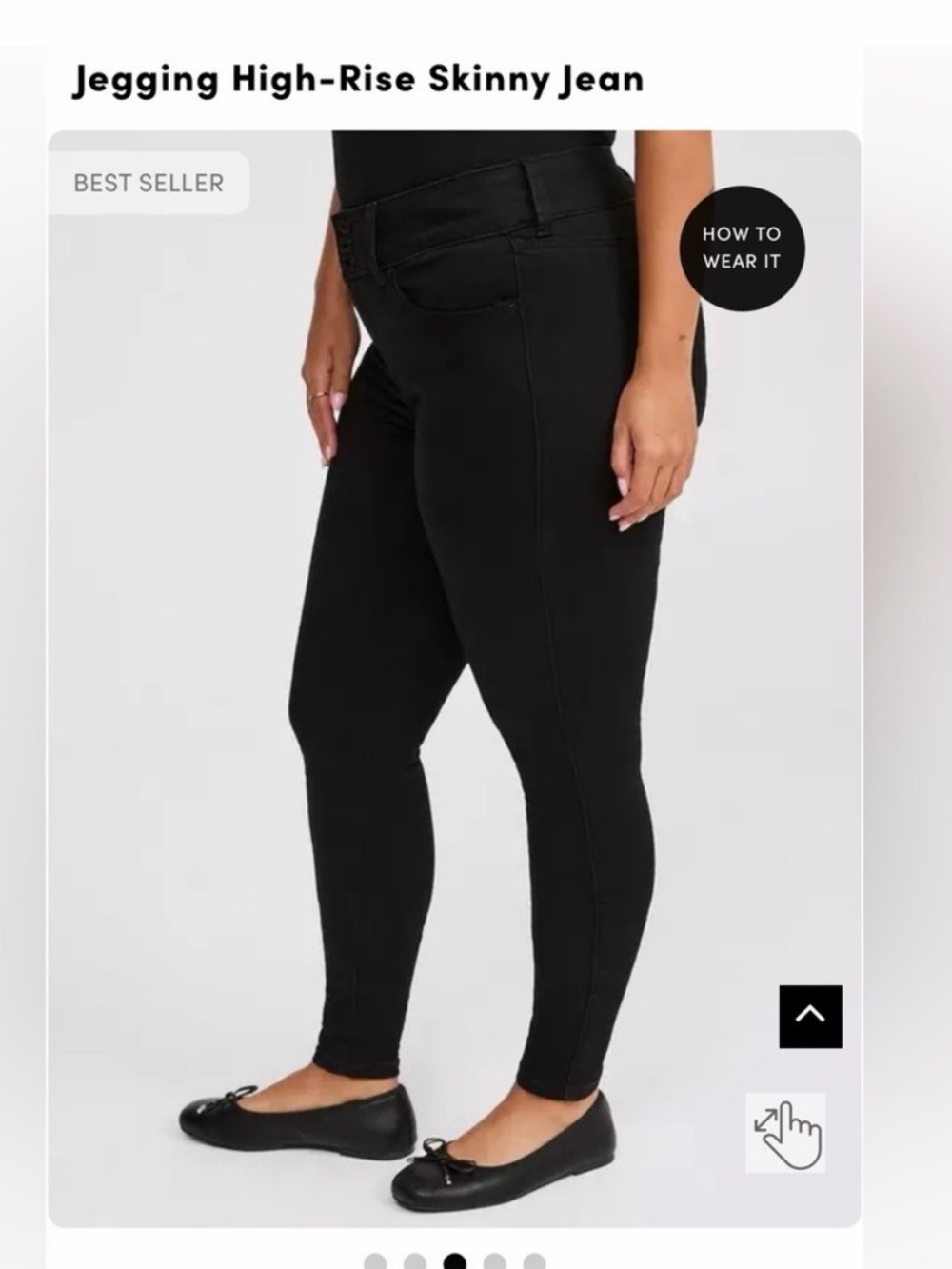 torrid Black Women's Skinny Jeans - Picture 3 of 6